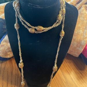 Chico's Gold-Tone Beaded Necklace